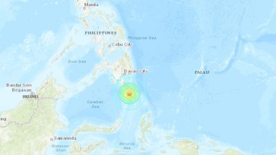菲律宾南方外海6.7级地震　未引发海啸警报