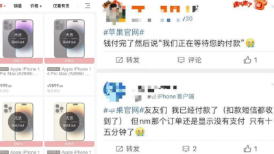 iPhone 14中国预售热爆官网瘫了　送货时间长达40天以上