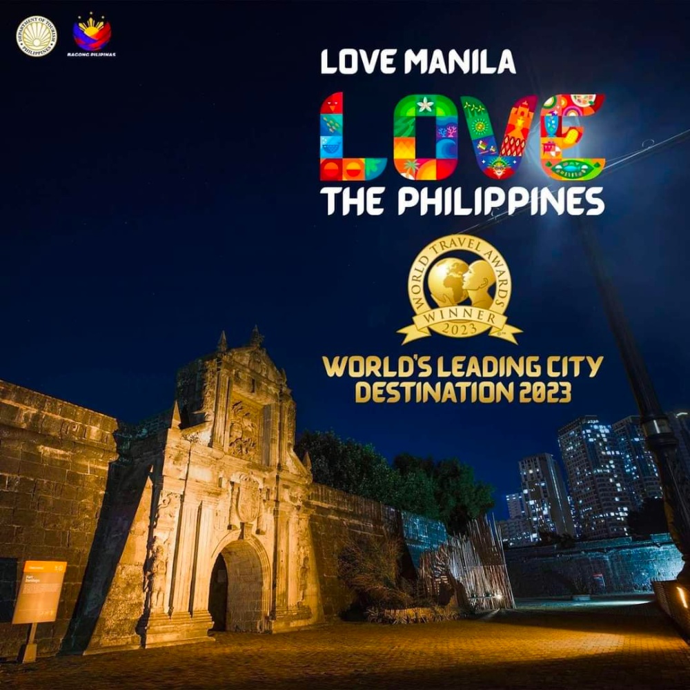 马尼拉被评为世界领先城市旅游胜地
