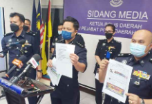 马来西亚古晋警方5天内捣毁3个网络赌博集团呼叫中心，22名“菜农”落网