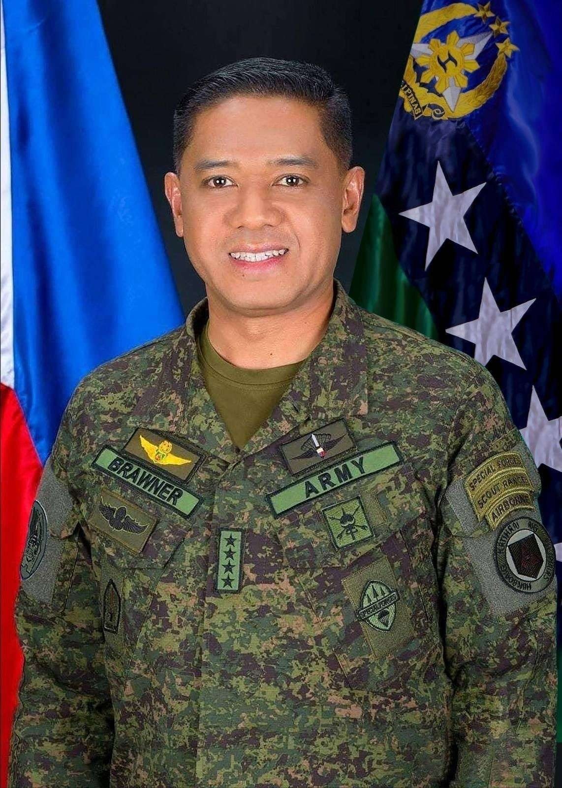 菲律宾参谋总长布劳纳（图取自https://www.afp.mil.ph/）